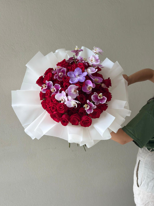 Corazón de orquídea
