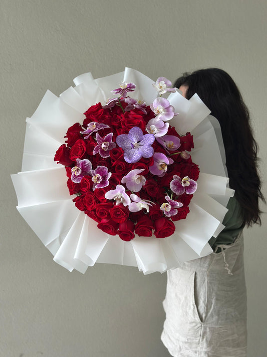 Corazón de orquídea