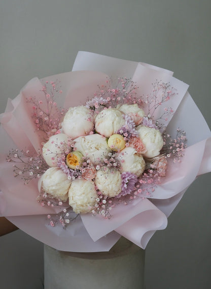 Peonias blancas🌸
