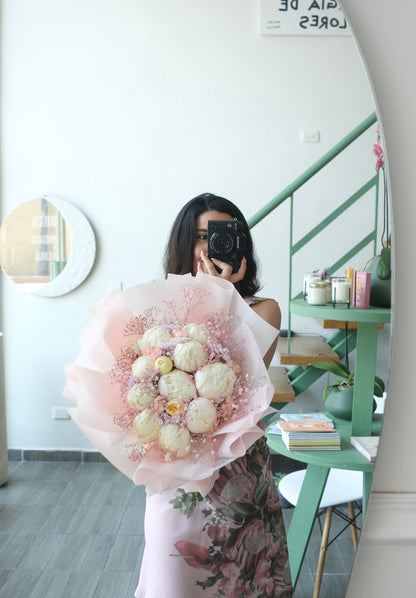 Peonias blancas🌸